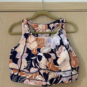Torrid Longline floral sports bra